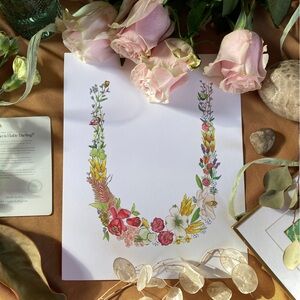 Hattie Darling - 8x10” Monogram Art Print - U